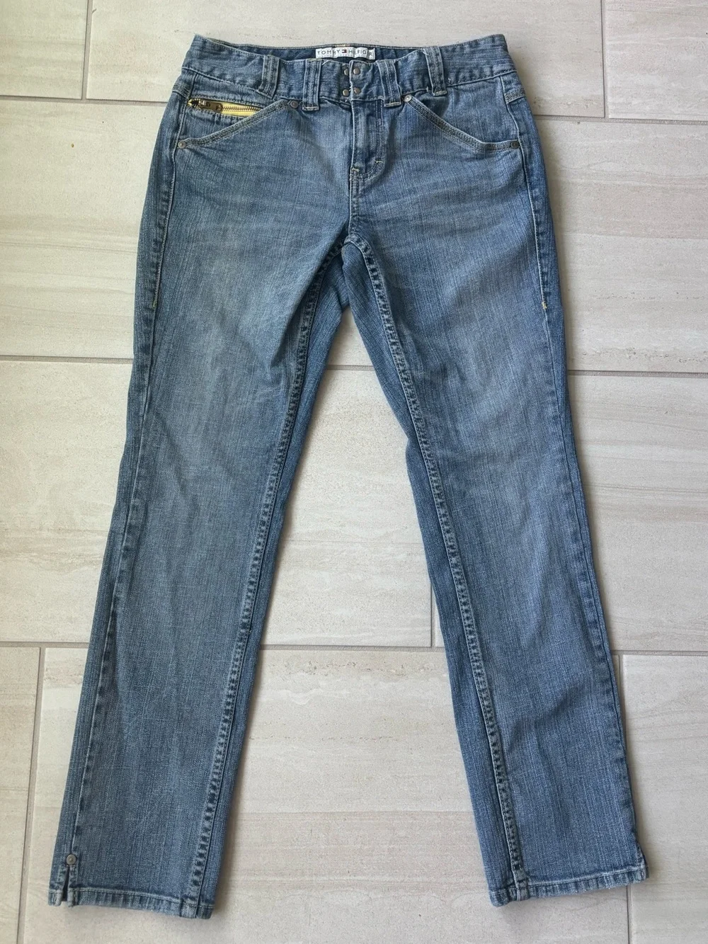 Vintage Y2K Vtg Retro Tommy Hilifiger Jeans Low Rise Hipster Designer Size 6